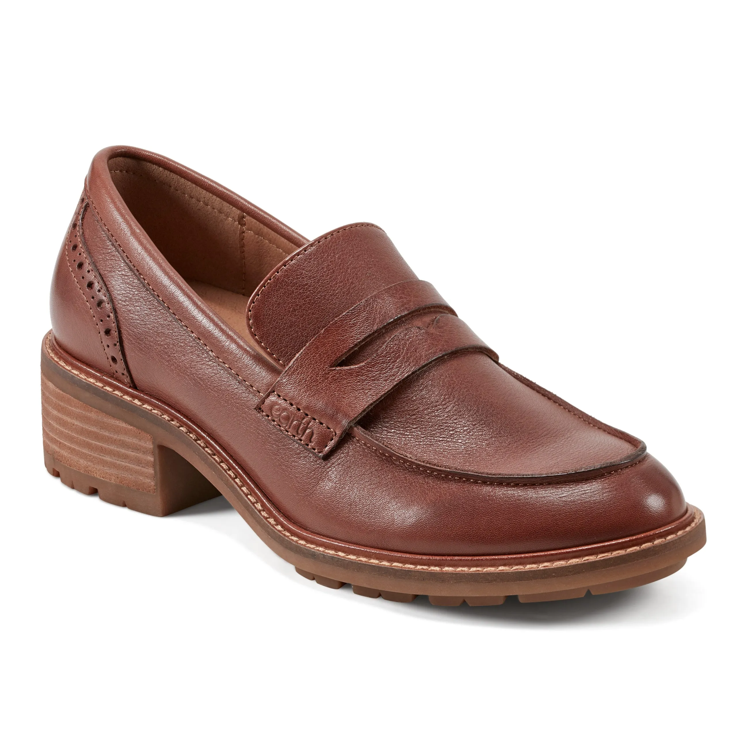 Lindy Almond Toe Casual Slip-on Penny Loafers Casual