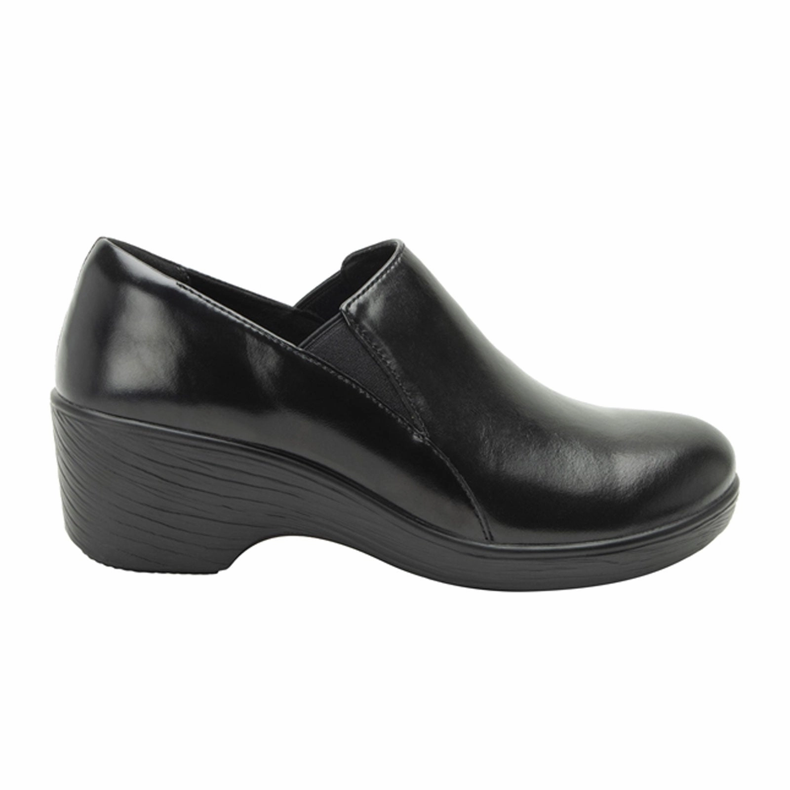 Alegria Skylar Slip On (Women) - Noir Structured-Shape