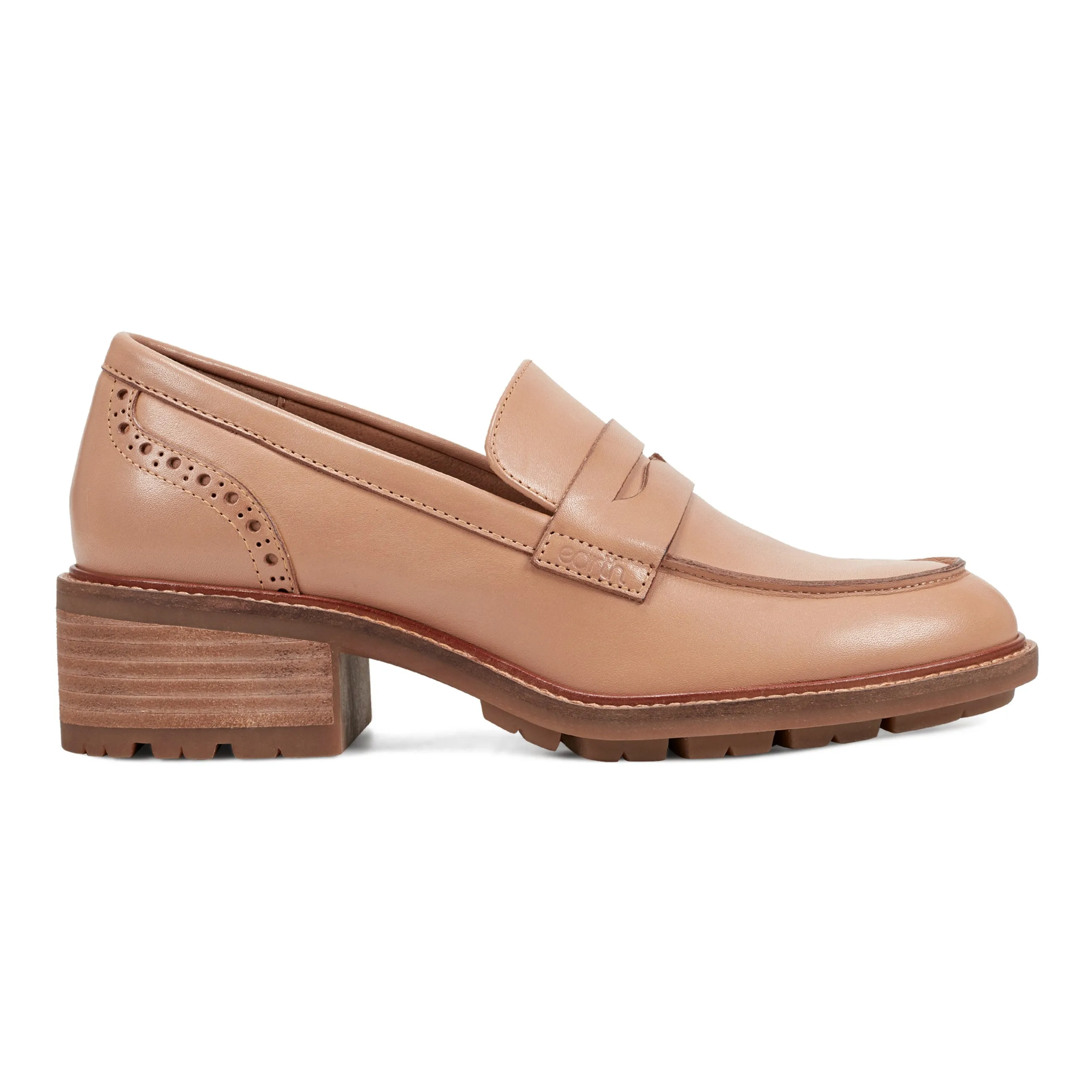 Ergonomic Contour Shape Distinctive breathability Lindy Almond Toe Casual Slip-on Penny Loafers