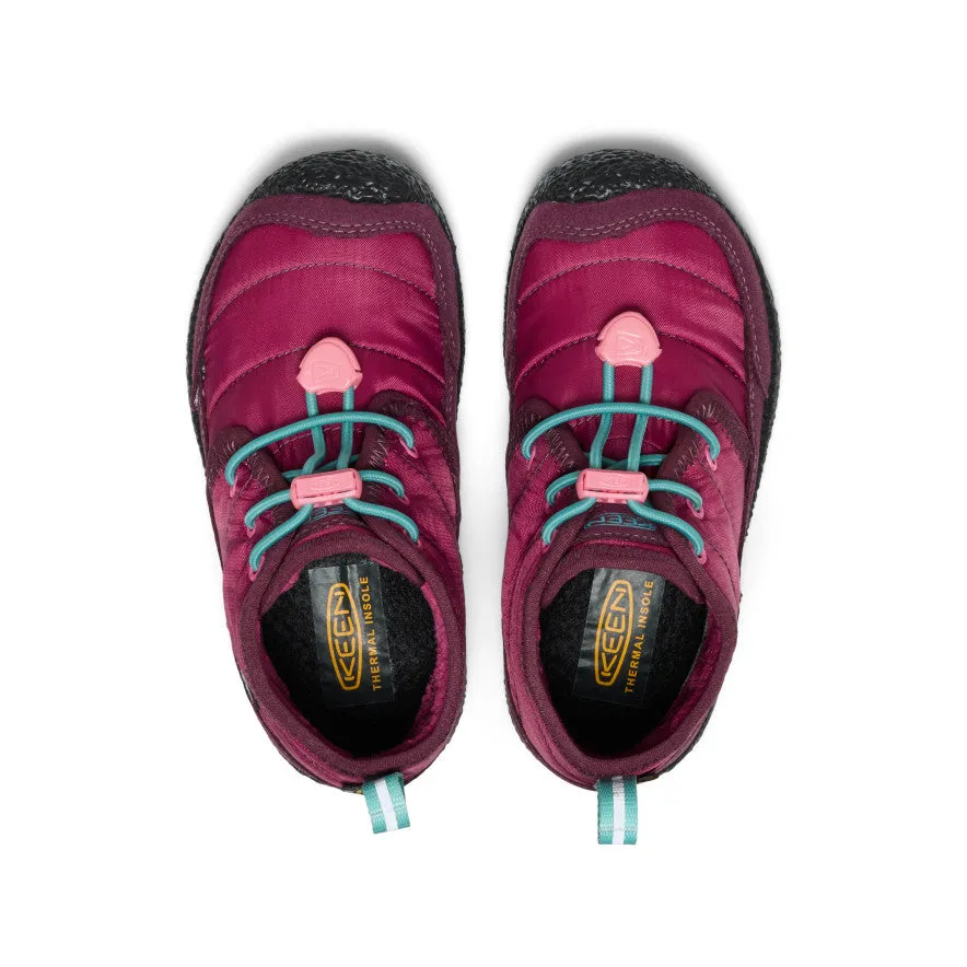 Little Kids' Howser II Waterproof Chukka  |  Beaujolais/Pool Blue Snow Frost Proof