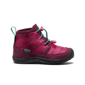 Snow Guard Snow Cold Hiking Little Kids' Howser II Waterproof Chukka  |  Beaujolais/Pool Blue
