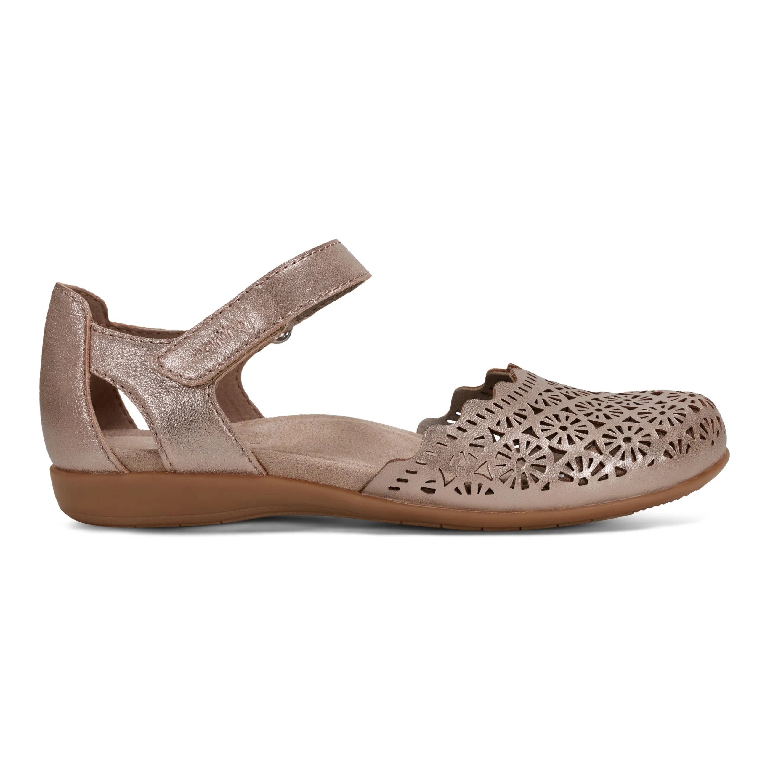 Bronnie Casual Slip-On Perforated Sandals Shock Absorbing Technology