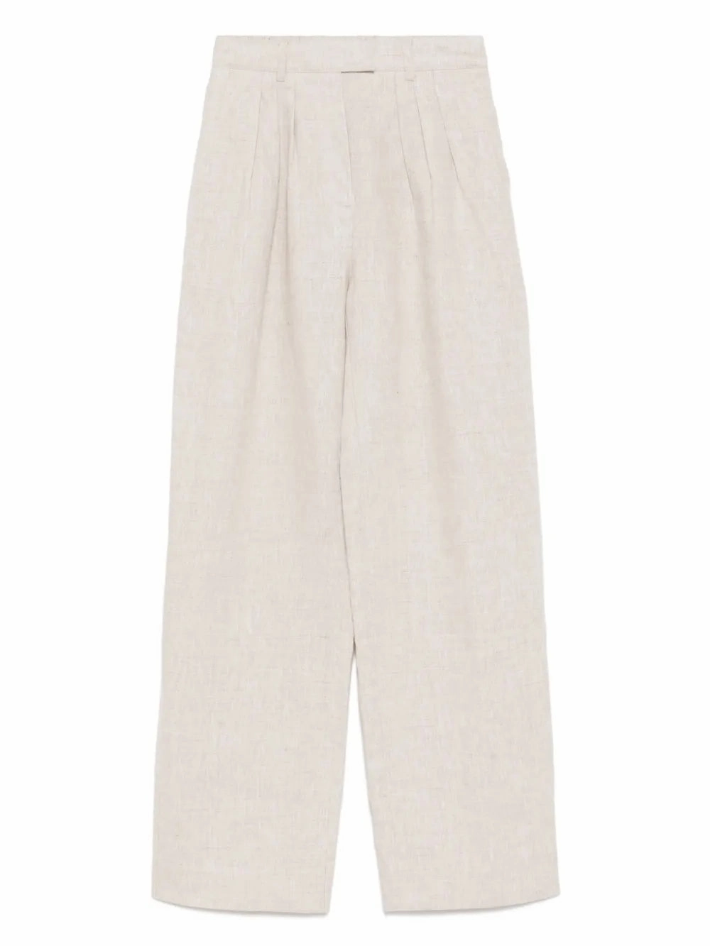 Louis Trousers in Natural Tencel Blend Fabric