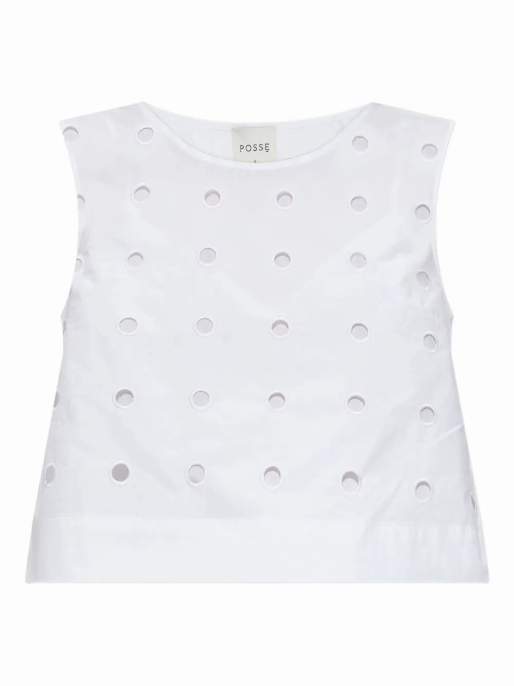 Peggy Top in Vintage White Lightweight clothing