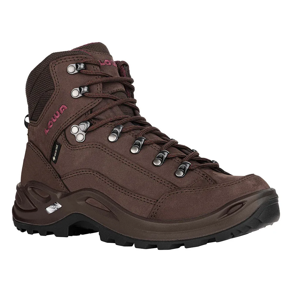 Reinforced Eyelet Durability LOWA WOMEN'S RENEGADE GTX MID - ESPRESSO