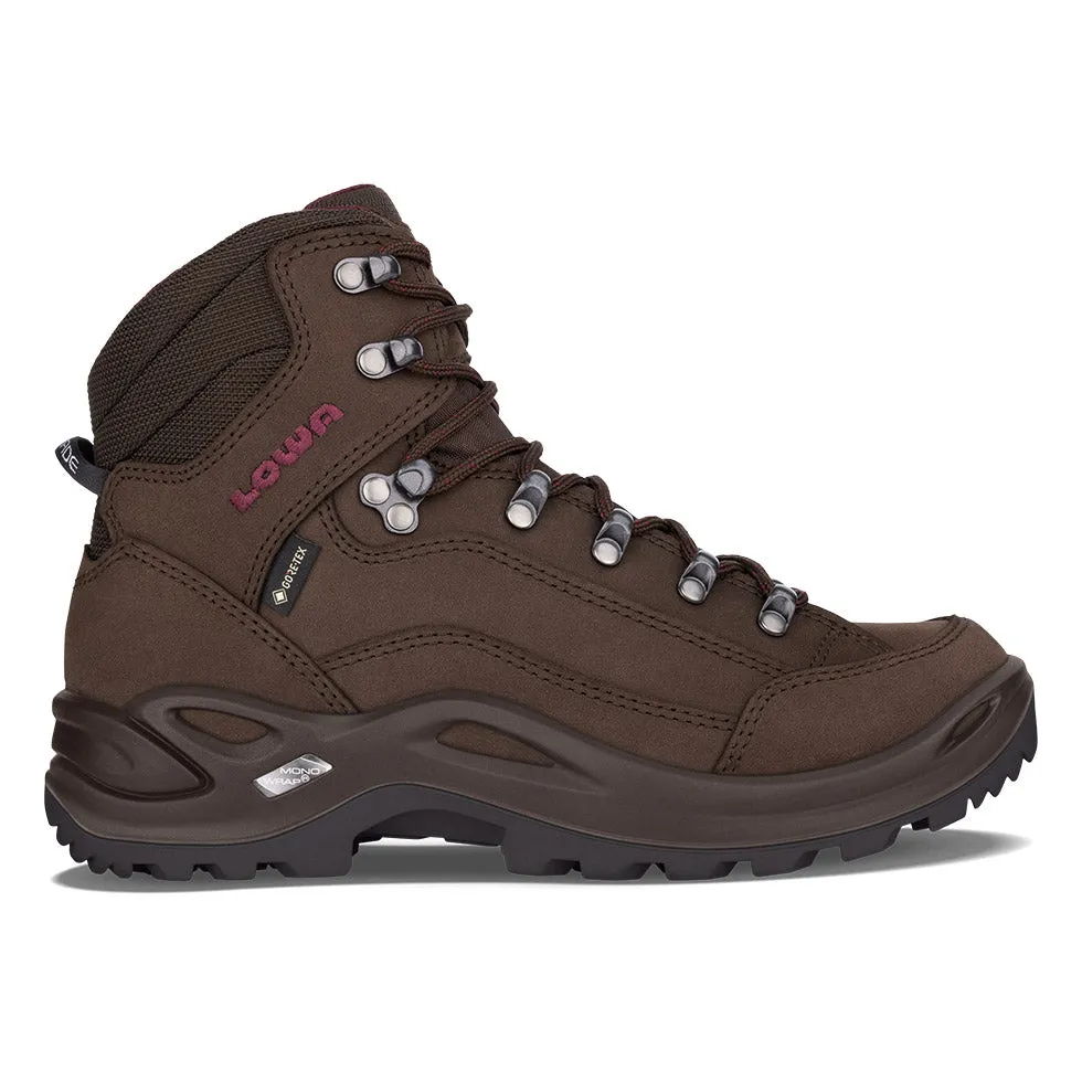 Anti Fatigue Insoles Structured wear LOWA WOMEN'S RENEGADE GTX MID - ESPRESSO