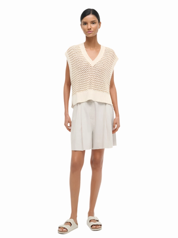 Americana Sweater in Breeze Creme Stylish Blouse