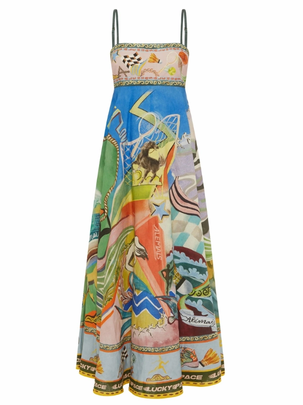 QuickDryTech Summer Air Lucky Pace Sundress in Multi