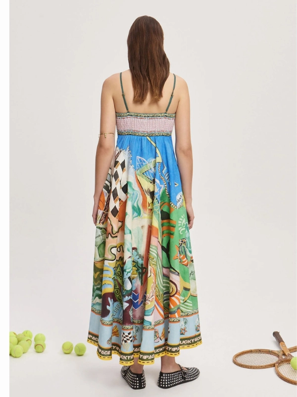 Aura Core Lucky Pace Sundress in Multi
