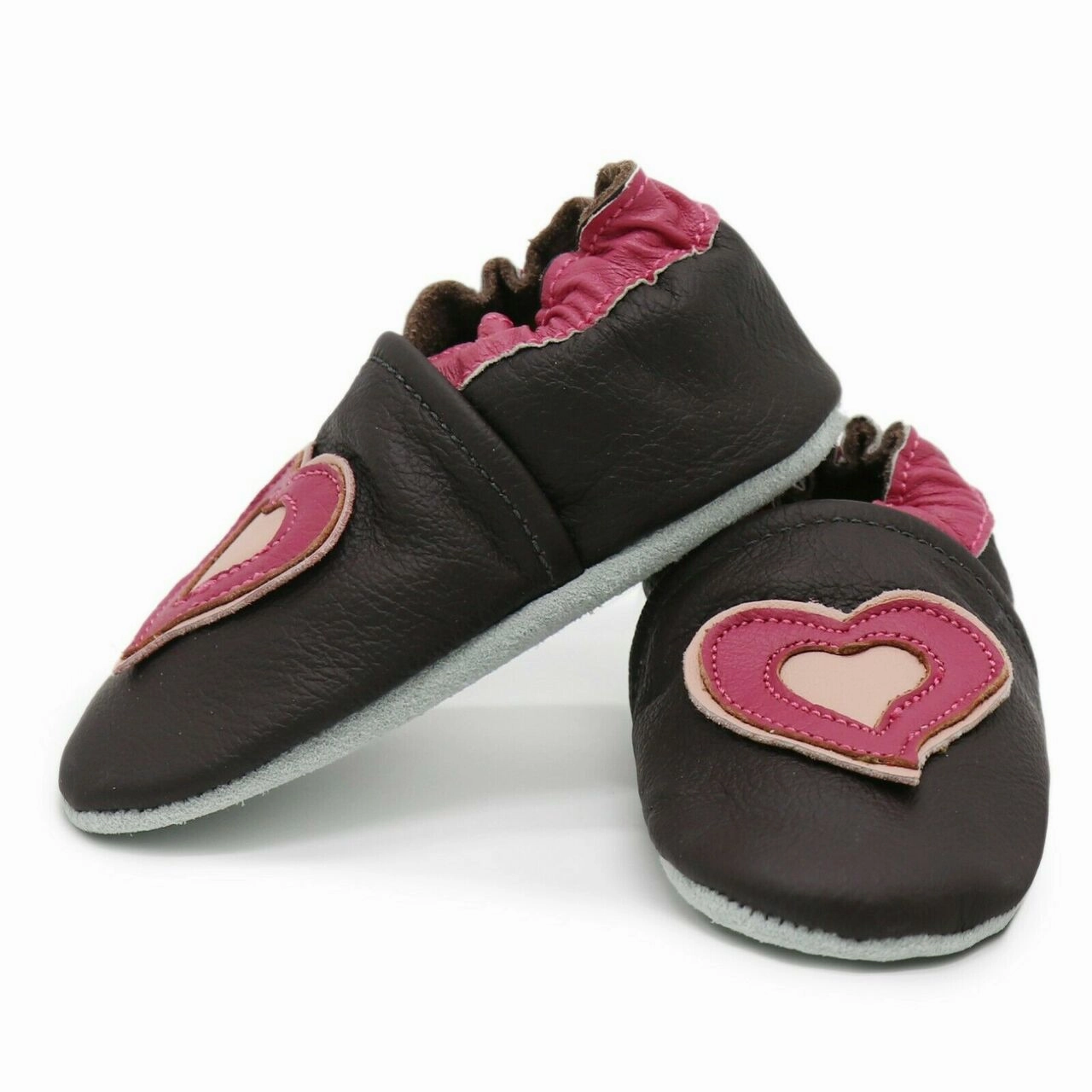 Temperature Controlling Insole Hearts Brown up to 8 Years