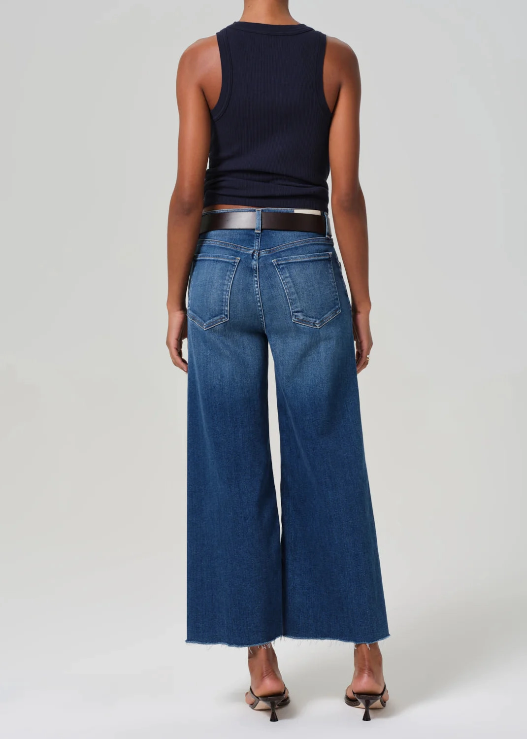 Lyra Wide Leg Crop In Ambry PreShrunk Cotton