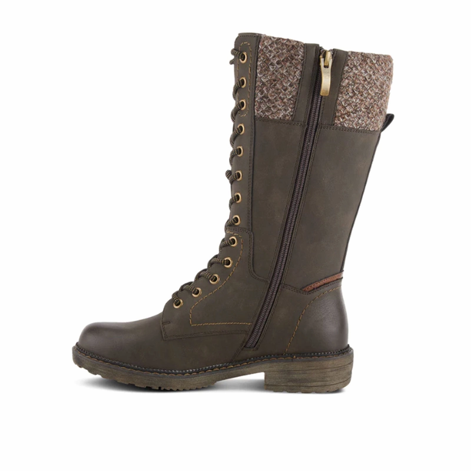 Light Outfit Simple Flow Spring Step Yosemite Tall Boot (Women) - Dark Brown