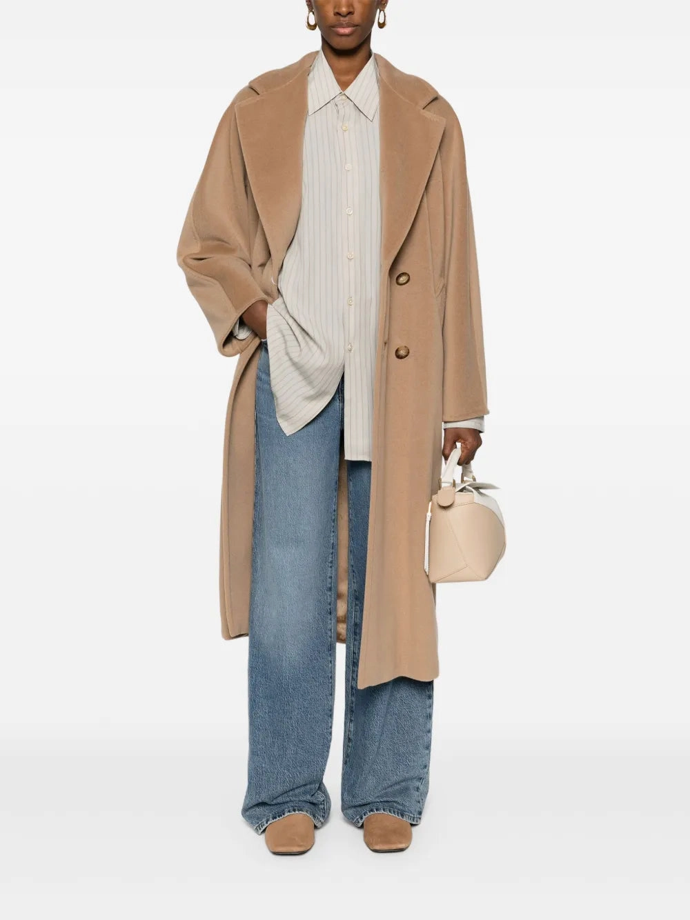Soft Knit Madame Coat in Camel