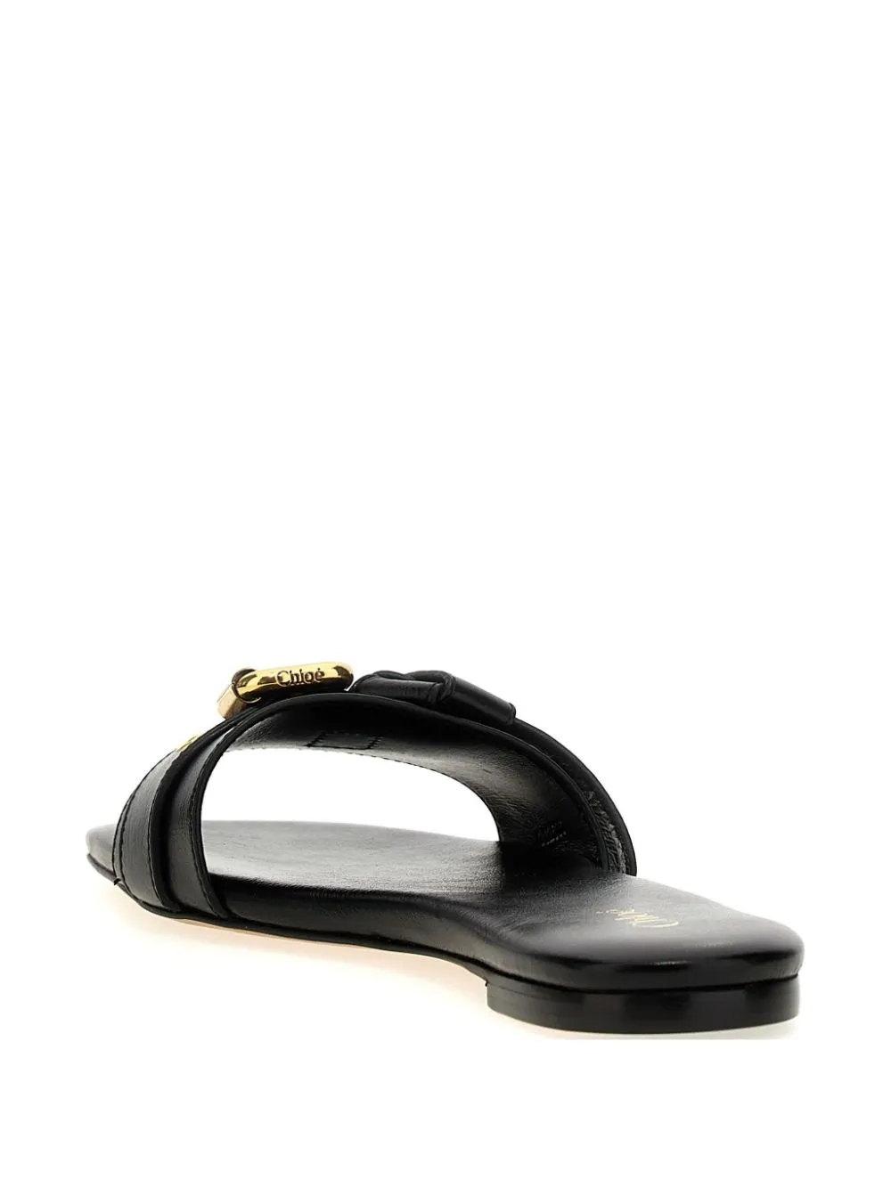 plastic Mae Slide in Black