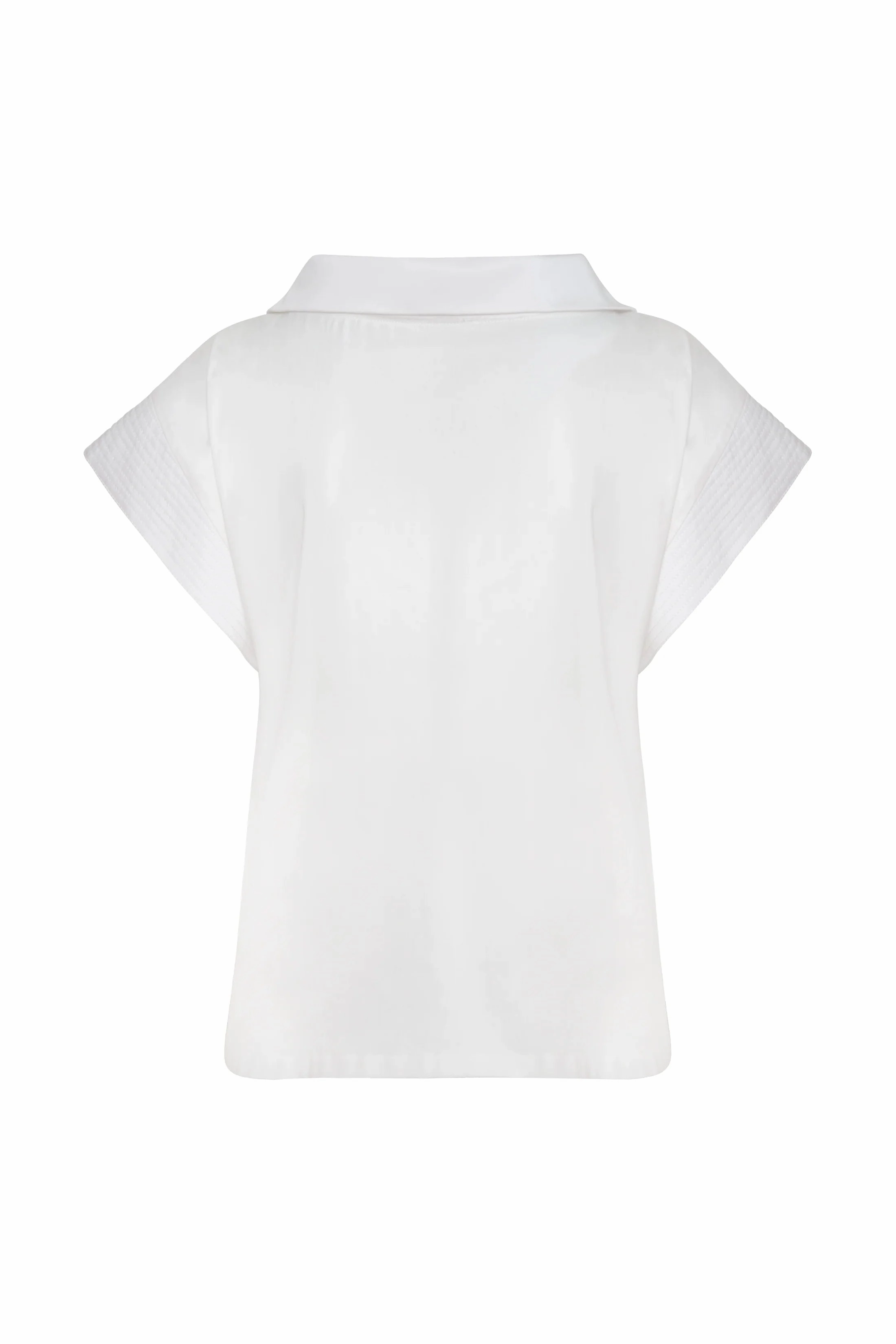 HighElasticity Fiber American Ease Mahal Blouse in Off White