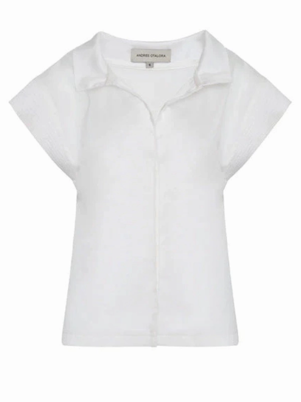 Mahal Blouse in Off White WearResistantHem