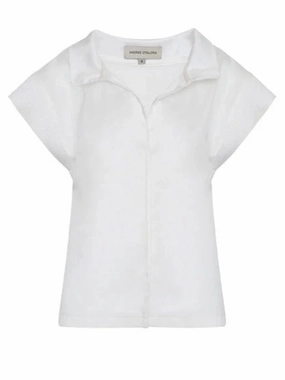 Mahal Blouse in Off White WearResistantHem
