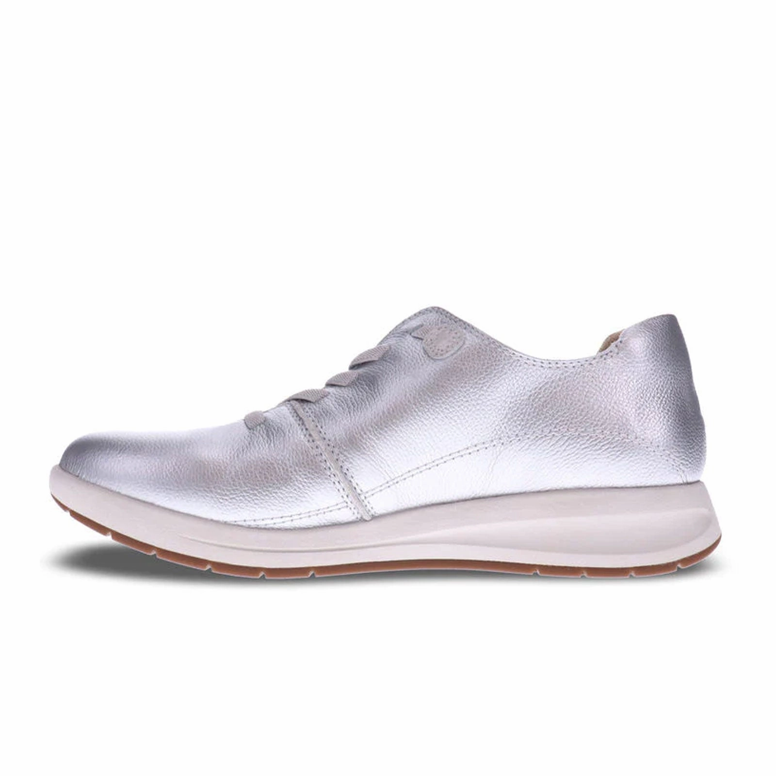 Shine Finish City Essential Revere Crete Stretch Lace Sneaker (Women) - Pearl/Oyster Lizard