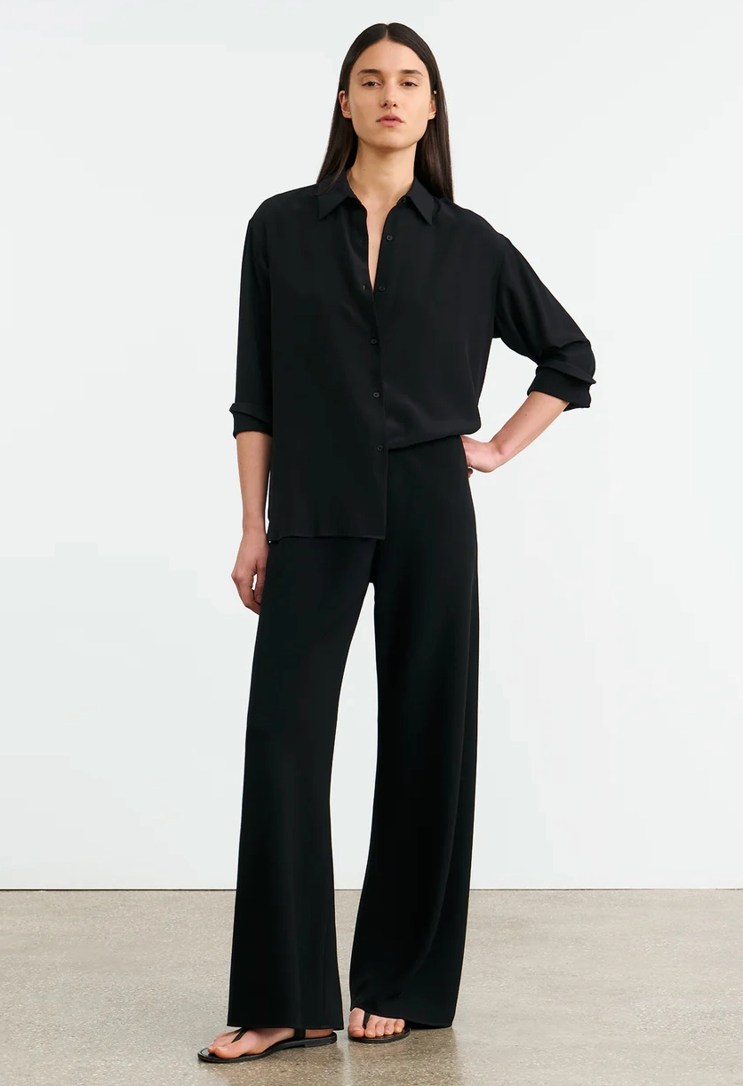 Marlow Wide Leg Pant in Black QuickAccess Pockets Star Light