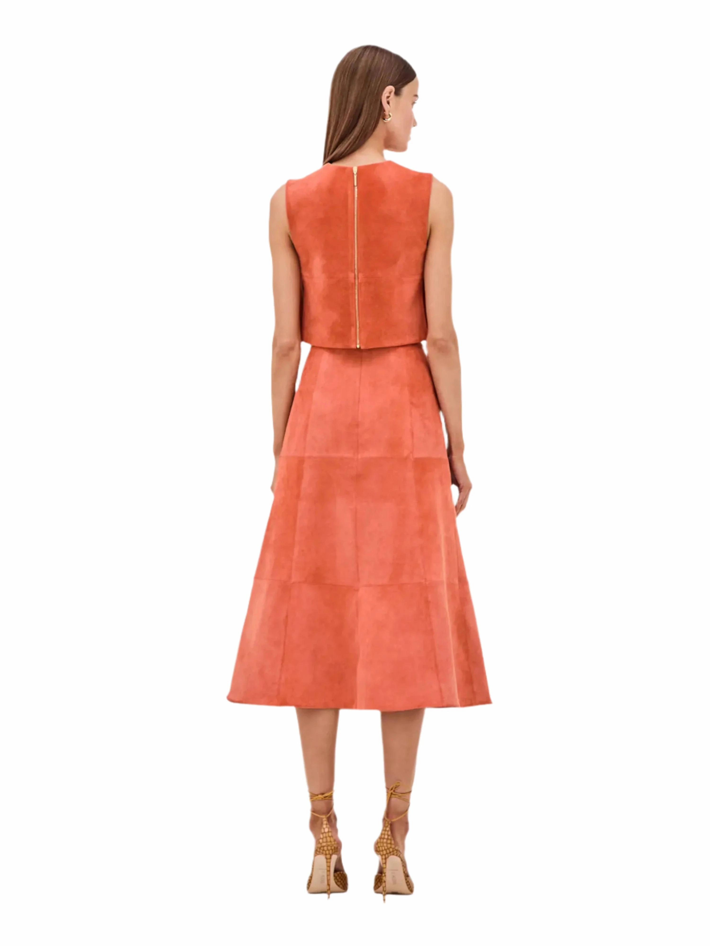 Marni Top in Amber Suede Flash Core