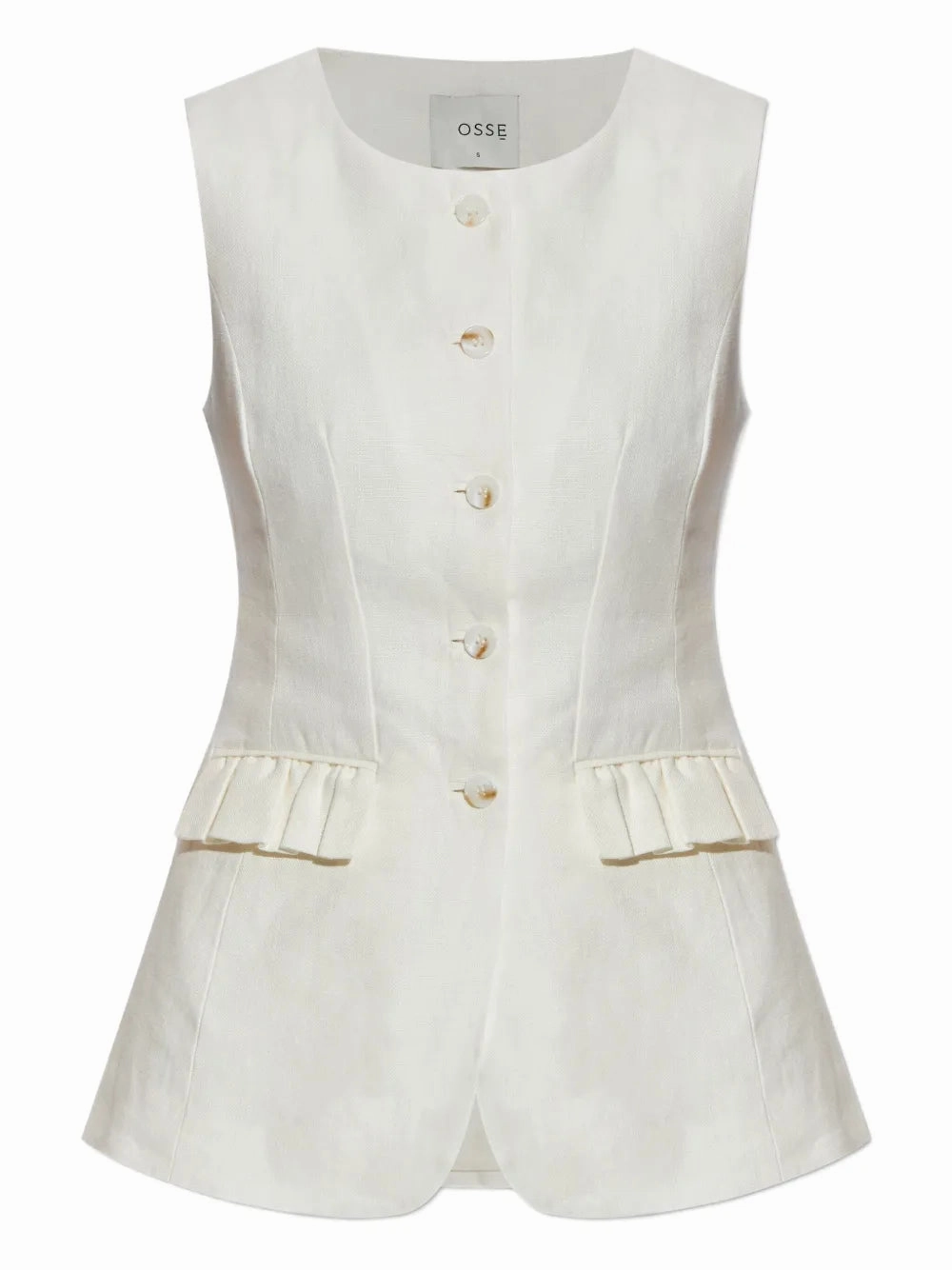 Warm Pullover Matilda Gilet in Cream