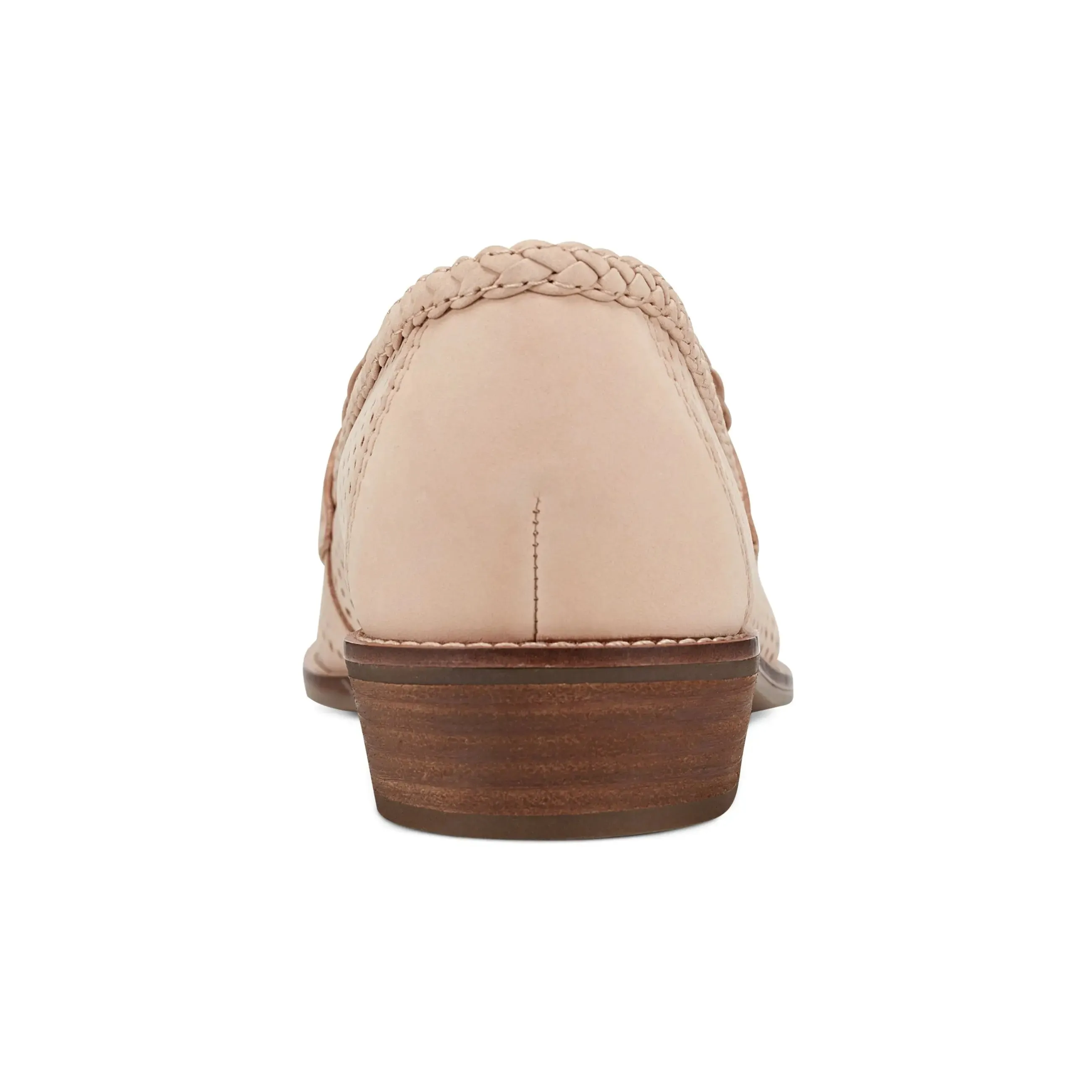 Evvie Casual Slip-On Perforated Loafers Rubberized Traction