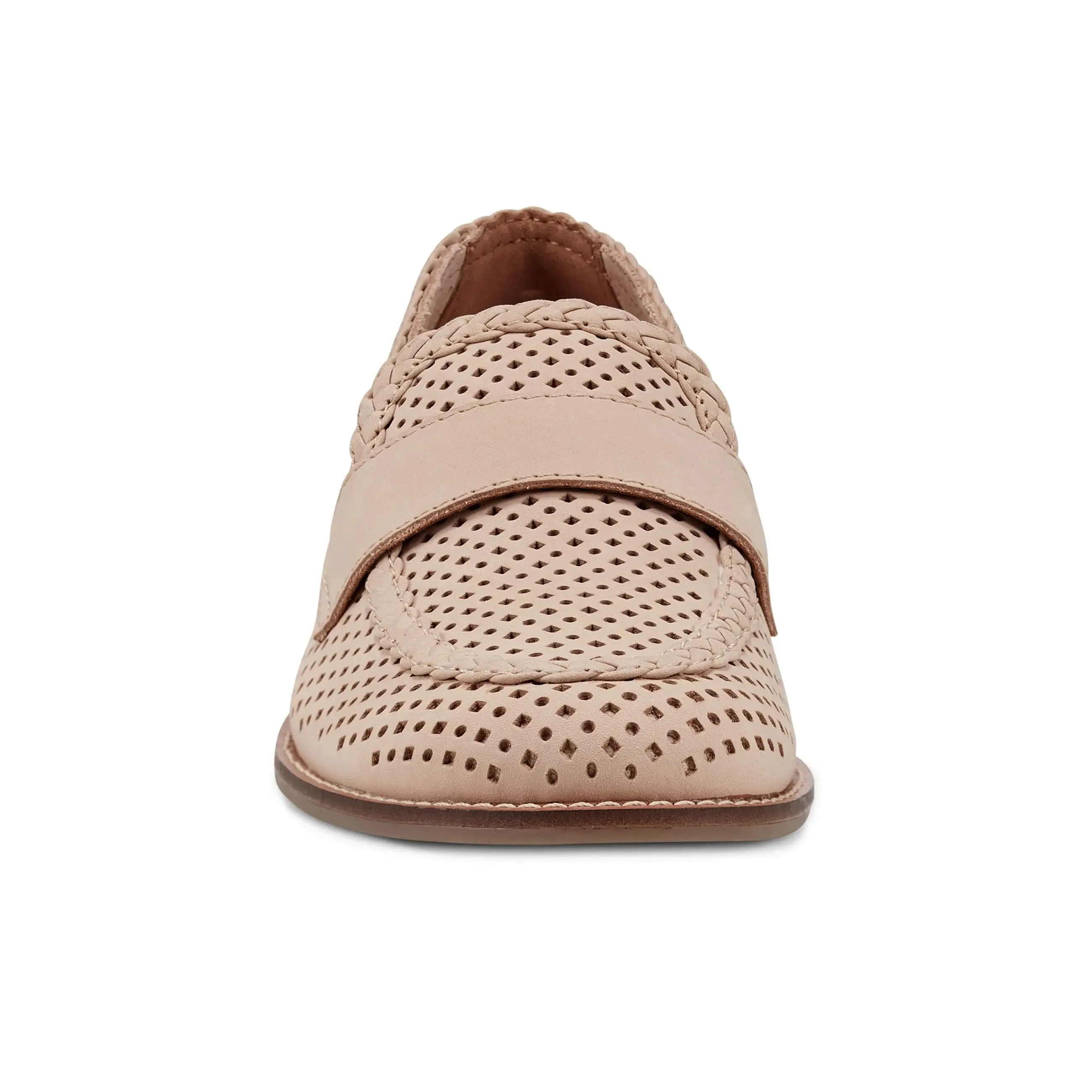 Wide fit Evvie Casual Slip-On Perforated Loafers