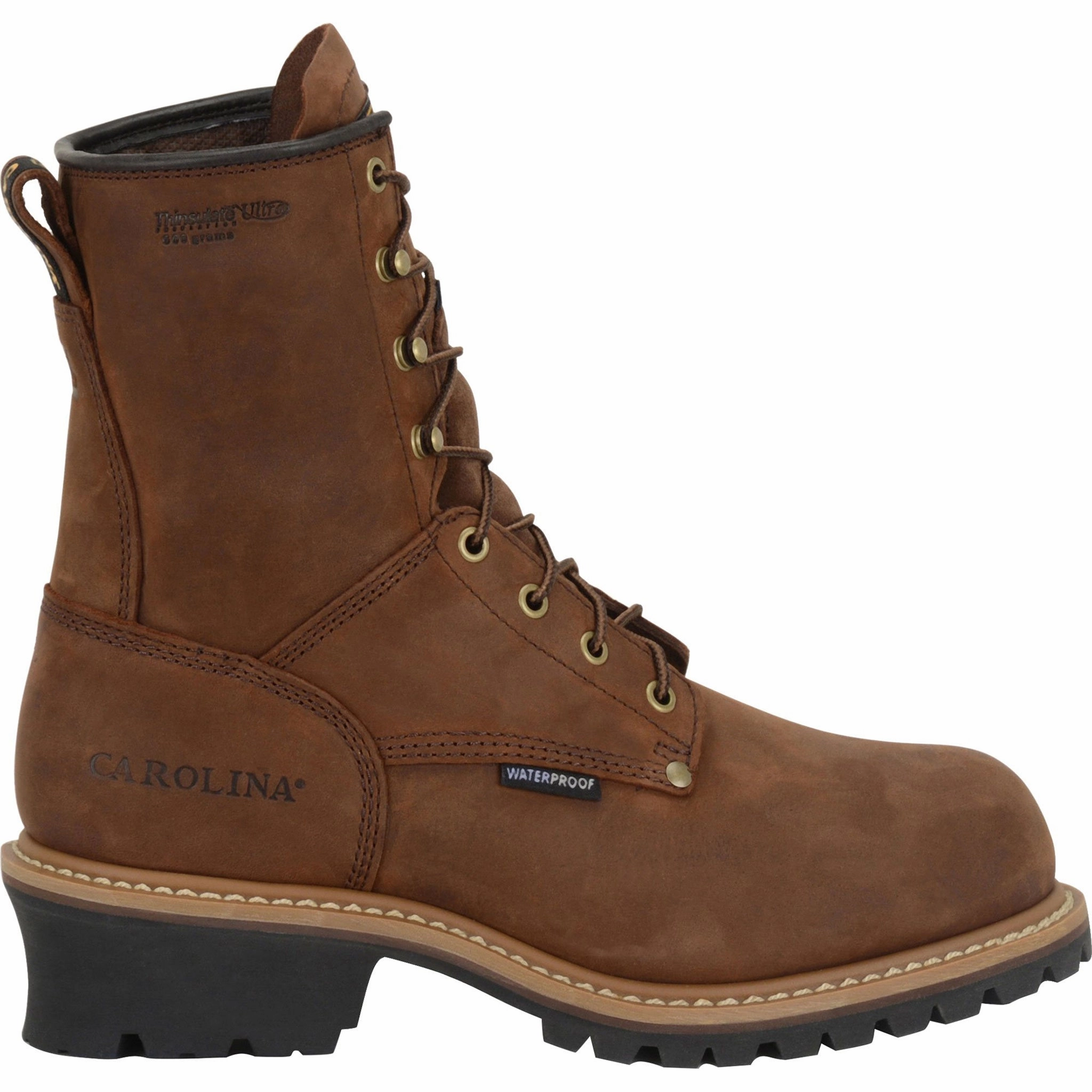 informal event Men's 8 inch Elm Waterproof Insulated Logger Work Boots CA4821