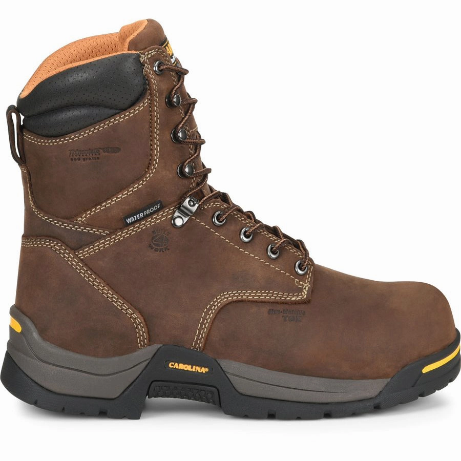 padded sole Men's 8 inch Insulated Bruno Hi Composite Safety Toe Work Boots CA8521