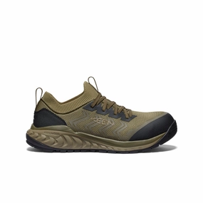 Men's Arvada Shift Work Sneaker (Carbon Toe)  |  Martini Olive/Black Air Comfort Flexible Comfort