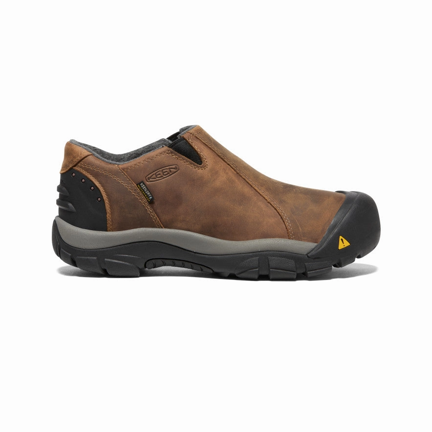 Instant Walk On Quick Movement Shoes Men's Brixen Waterproof Low  |  Slate Black/Madder Brown