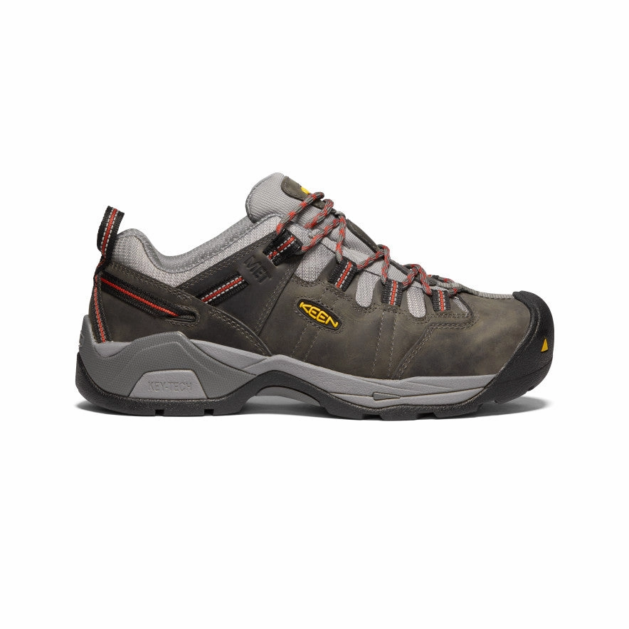 Lightweight Safety Shoes Waterproof Fit Men's Detroit XT Internal Met (Steel Toe)  |  Steel Grey/Bossa Nova