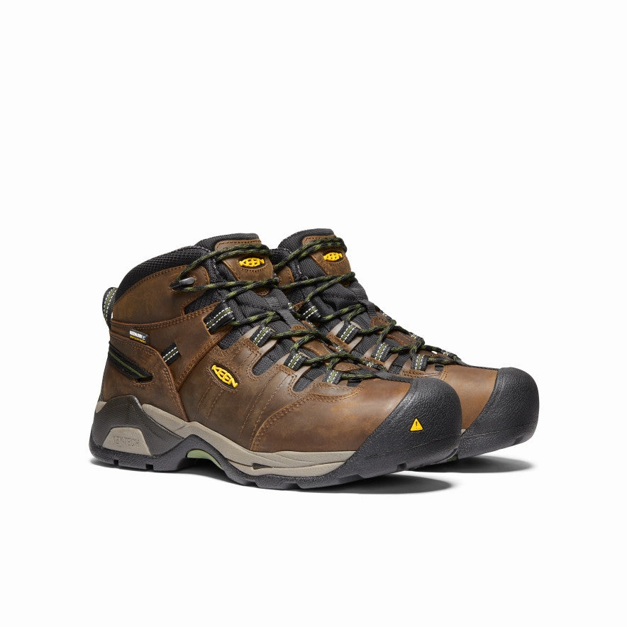 Long-lasting Cushioning Men's Detroit XT Waterproof Boot (Steel Toe)  |  Cascade Brown/Bronze Green