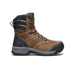 Men's Evanston 8" Insulated Waterproof Boot (Soft Toe)  |  Bison/Black waterproof