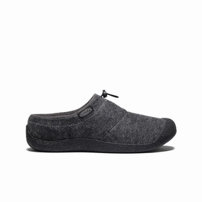 Comfy Style Men's Howser III Slide  |  Charcoal Grey Felt/Black