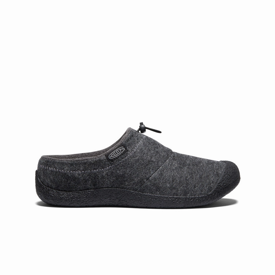 Seamless Design Everyday Essential Men's Howser III Slide  |  Charcoal Grey Felt/Black