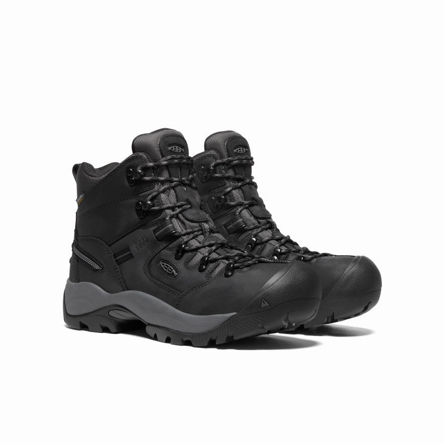 Men's Pittsburgh Energy 6" Waterproof Boot (Carbon Toe)  |  Black/Forged Iron Professional Safety Gear