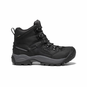 Men's Pittsburgh Energy 6" Waterproof Boot (Carbon Toe)  |  Black/Forged Iron Secure Footwear Reliable Support