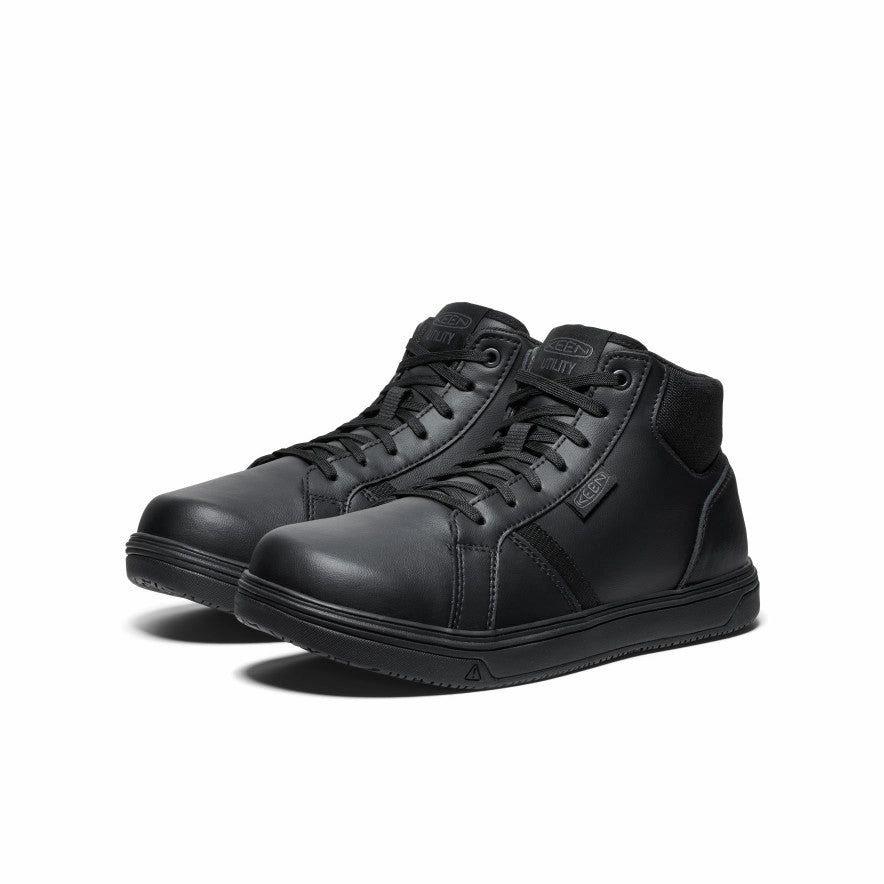Men's PTC Kenton Mid Work Shoe (Soft Toe)  |  Black/Black Shock Absorbent All Day Support Gear