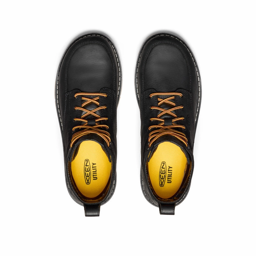 Outdoor Ready Shoes Men's San Jose 6" Waterproof Boot (Aluminum Toe)  |  Black/Gum