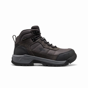 Men's Skokie Waterproof Work Boot (Carbon Toe)  |  Magnet/Black Safety Guard Gear