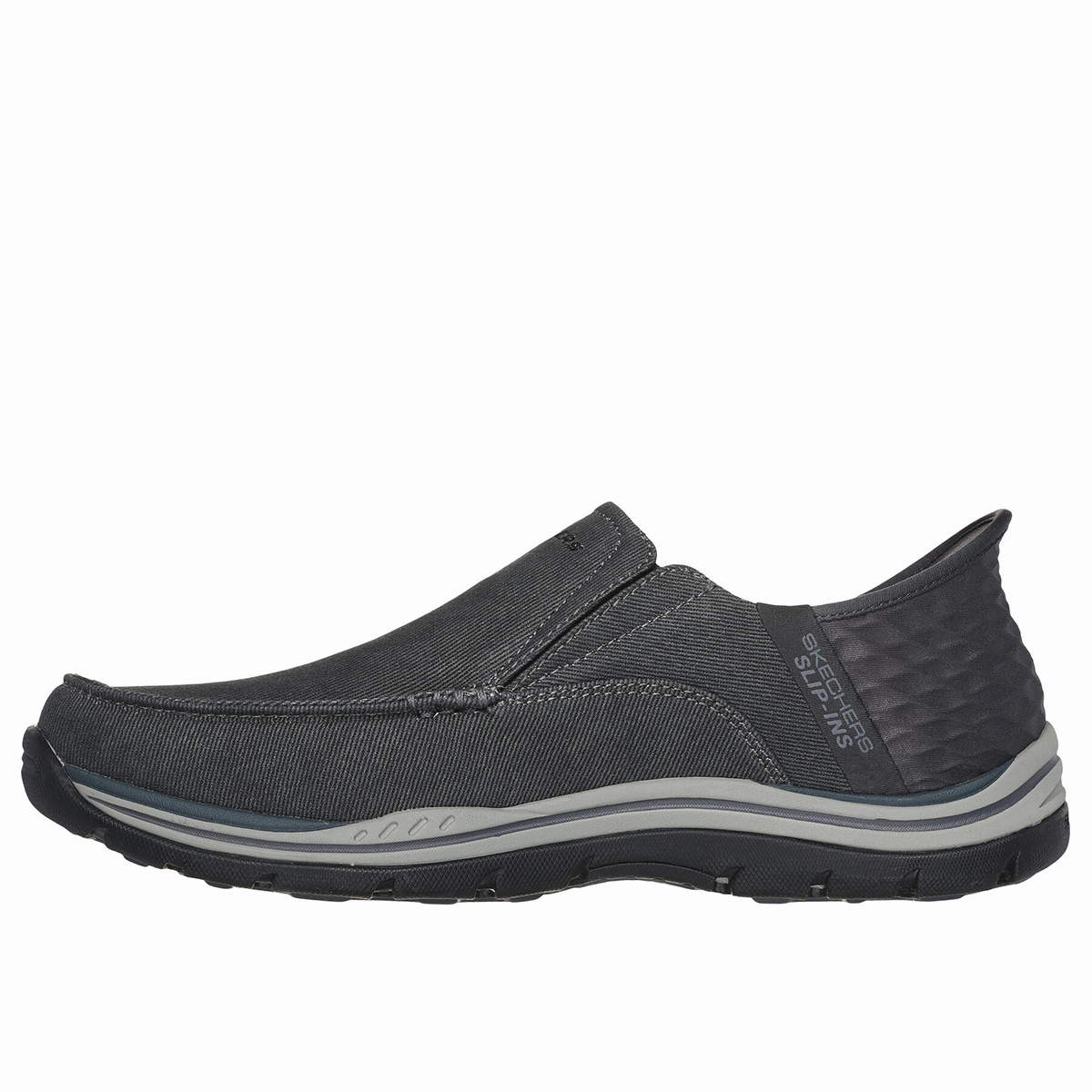 Men's Slip-Ins Relaxed Fit, Expected - Cayson 205167 Non Marking Outsole