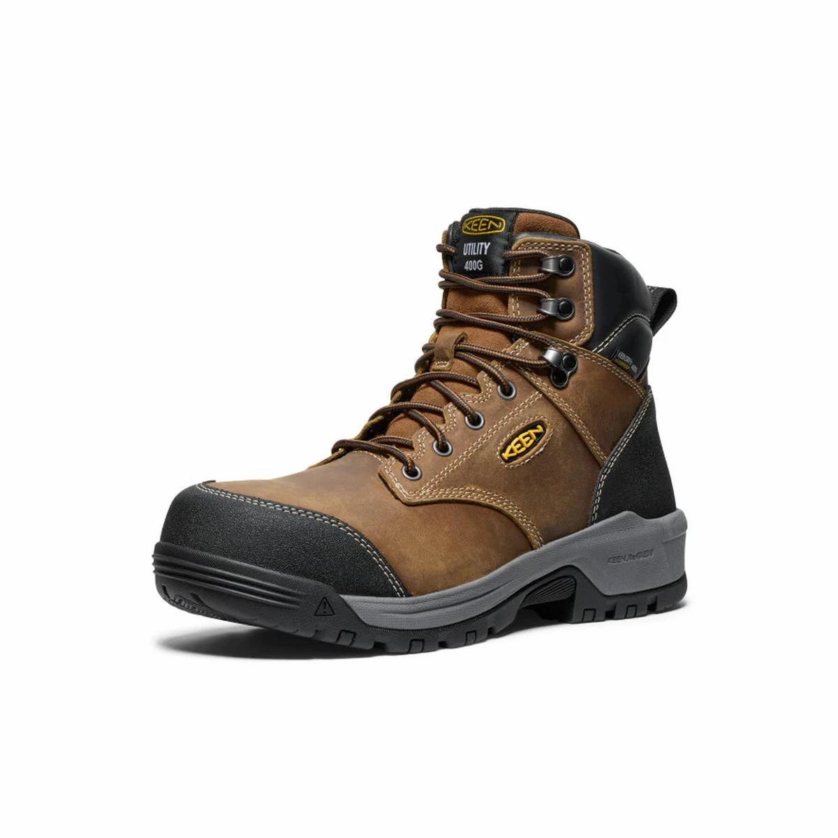 Impact Resistant Heel Men's Evanston 6" Waterproof Work Boot 1029845