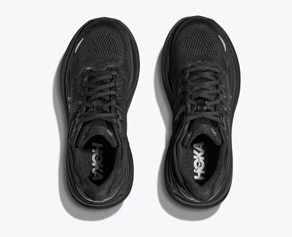 HOKA MENS BONDI 9 - BLACK / BLACK reasonable