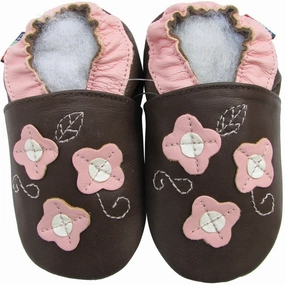 3 Flowers Pink Brown S up to 4 Years needed Recycled Rubber