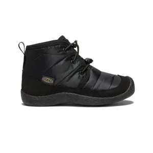 Moisture control Big Kids' Howser II Waterproof Chukka  |  Black/Black