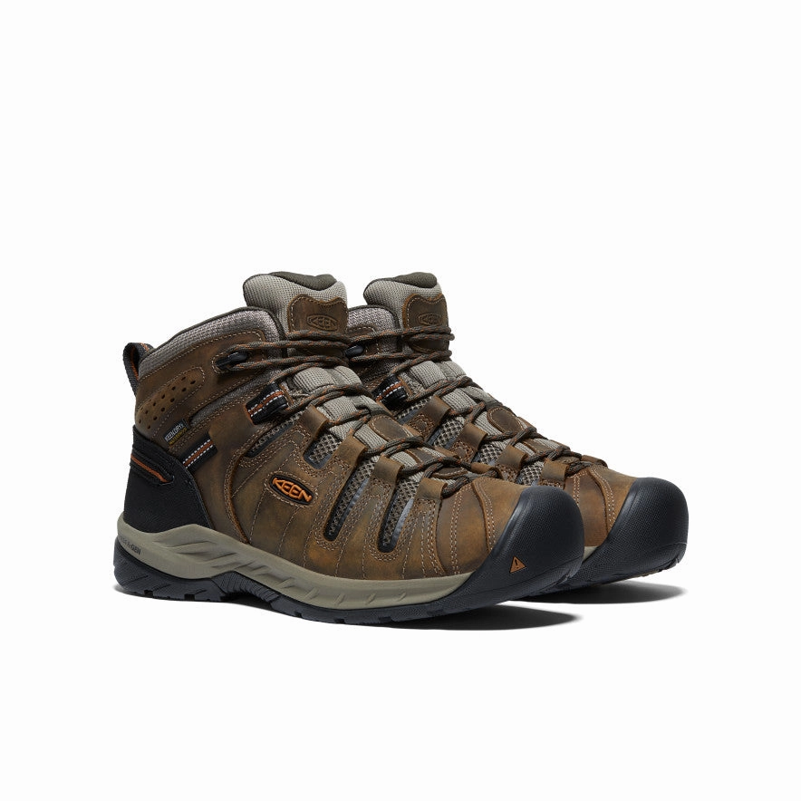 Breathable Design Men's Flint II Waterproof Mid (Soft Toe)  |  Black Olive/Brindle