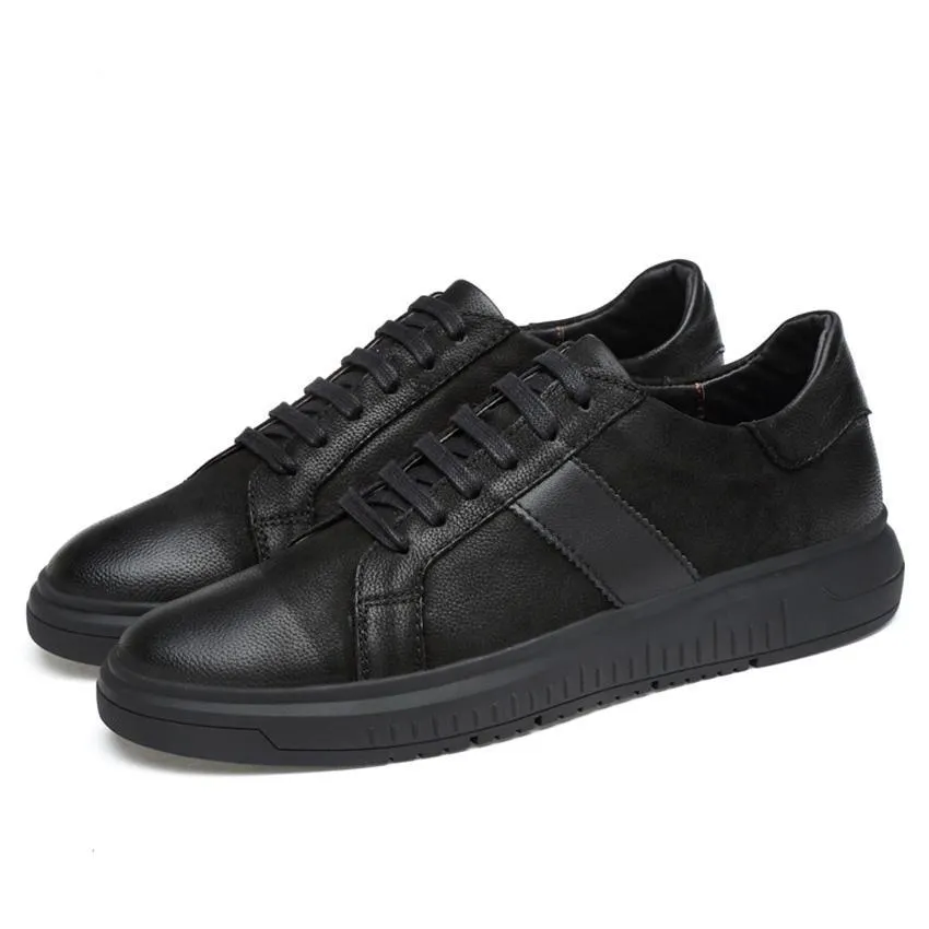 Sleek Ease West Louis? Fashion Leather Breathable Sneakers