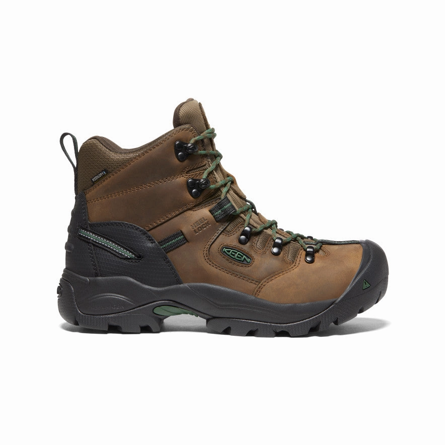 Men's Pittsburgh Energy 6" Waterproof Boot (Carbon Toe)  |  Cascade Brown/Greener Pastures Outdoor Cushion