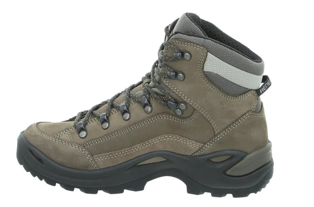 Ergonomic Contouring Chic Comfort LOWA WOMENS RENEGADE MID GTX - STONE